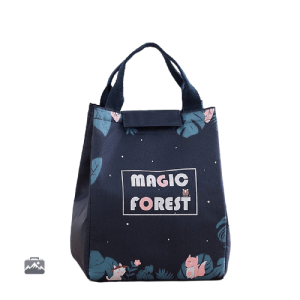 Lunch Bag Bleu Forest élégant et pratique pour vos repas