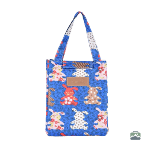Lunch Bag Bleu avec motif de lapin