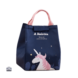 Lunch Bag Licorne Bleu pour le repas des enfants