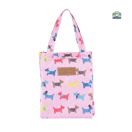 lunch-bag-caniche-multicolore-1 Lunch Bag Caniche Multicolore pour le déjeuner