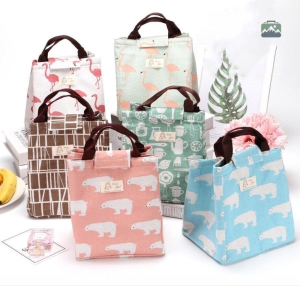 Lunch Bag tendance avec design géométrique pour le travail