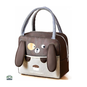 Lunch bag isotherme enfant motif chien malicieux