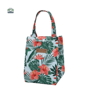 Lunch Bag Tropical Feuilles et Fleurs