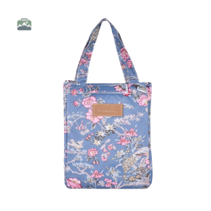 Lunch Bag Fleurs Roses, élégant et pratique pour vos repas