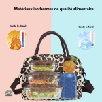 Sac à déjeuner isotherme avec bandoulière