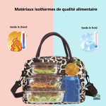 Lunch Bag isotherme design Monstera pour transporter vos repas