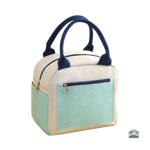 Lunch Bag Isotherme Beige avec compartiments pratiques