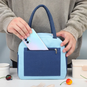 Sac à déjeuner isotherme en bleu ciel