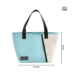Sac à main isotherme pour repas, bleu élégant