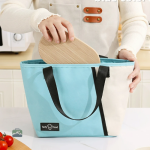 Sac isotherme bleu pour déjeuner, facile à porter