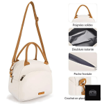 Sac Isotherme repas crème, design pratique et tendance