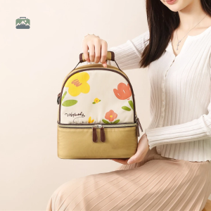 Sac isotherme jaune, idéal pour le travail ou les sorties