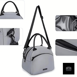 Sac Isotherme Repas en gris, pratique et élégant