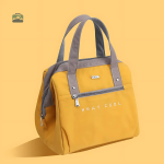 Sac repas isotherme jaune, idéal pour vos déjeuners en extérieur