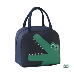 Lunch bag isotherme croco bleu pour enfants