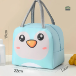 Sac isotherme motif pingouin pour le déjeuner