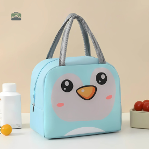 Sac à lunch isotherme pour enfants avec motif pingouin