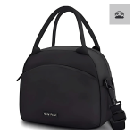 Lunch Bag Isotherme Noir avec bandoulière