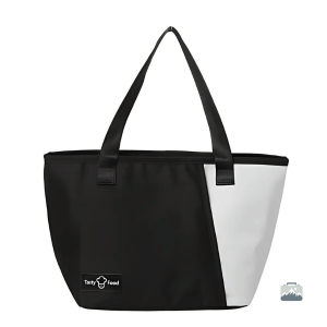 Lunch Bag Isotherme Noir à Main pour repas
