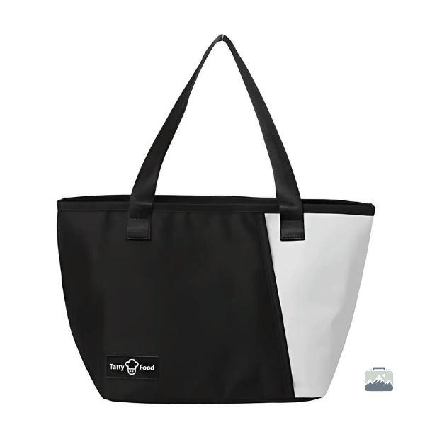 lunch-bag-isotherme-noir-main-1 Lunch Bag Isotherme Noir à Main pour repas