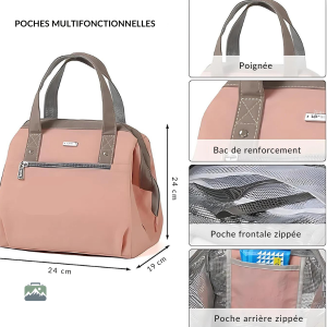 Lunch bag isotherme pour repas à emporter