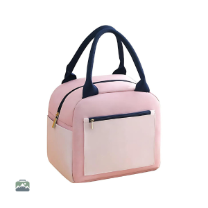 Lunch Bag Isotherme Rose Compartimenté