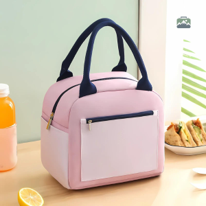 Sac Isotherme Rose avec Compartiments Pratiques