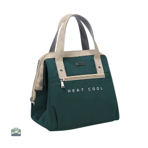 Lunch Bag Isotherme Vert Chic pour repas à emporter