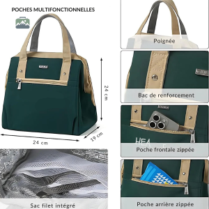 Lunch Bag pratique et isotherme, parfait pour conserver les aliments frais