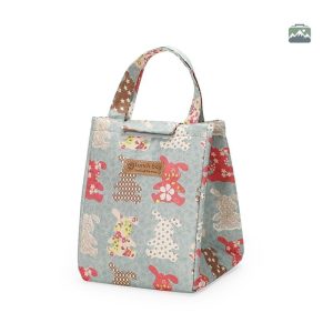 Lunch Bag Gris Lapin idéal pour les repas en extérieur
