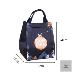 Sac à lunch orange, idéal pour les journées ensoleillées