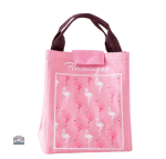 Lunch Bag Rose Flamingos pour repas en extérieur