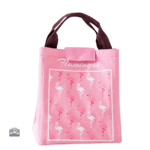 Lunch Bag Rose Flamingos pour repas en extérieur