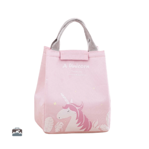 Lunch Bag Licorne Rose pour le déjeuner des enfants