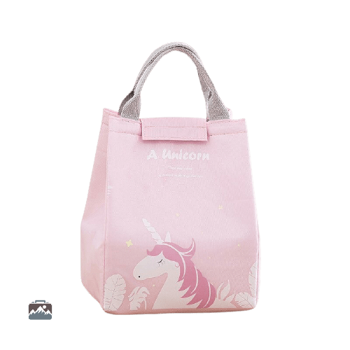 lunch-bag-rose-licorne-1 Lunch Bag Licorne Rose pour le déjeuner des enfants