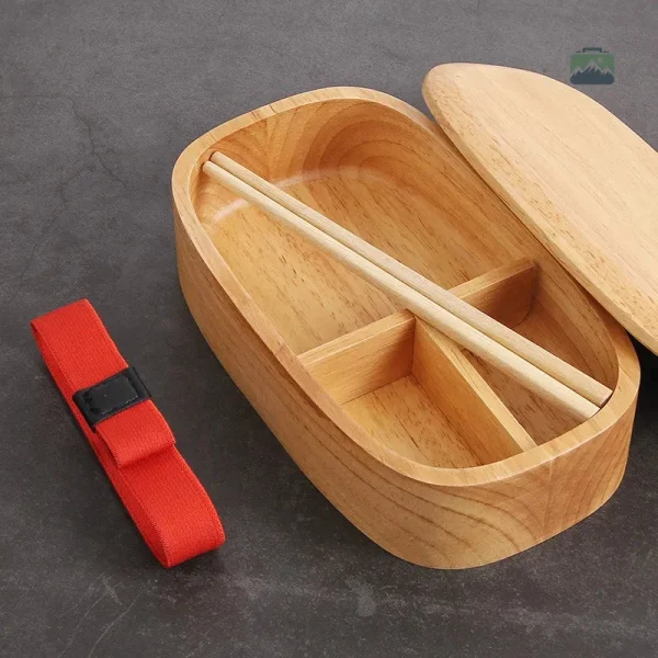 Boîte à lunch en bambou pratique et respectueuse de l'environnement