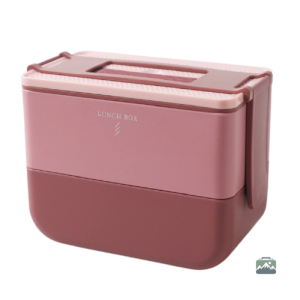 Lunch Box Bateau Rouge - 2 niveaux pour repas en déplacement