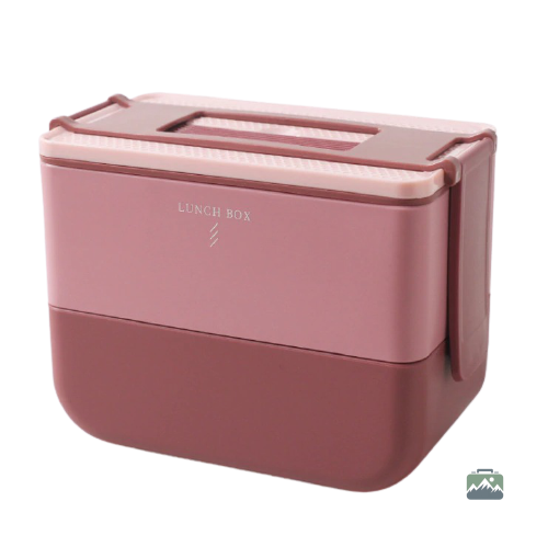 lunch-box-bateau-rouge-deux-etages-1 Lunch Box Bateau Rouge - 2 niveaux pour repas en déplacement