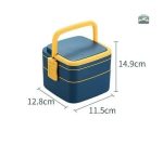 Bento Box Square en couleur bleu