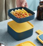 Lunch Box bleue pratique pour transporter les repas