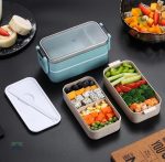 Boîte à lunch Bento avec compartiments fonctionnels