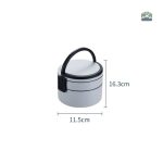 Bento gris pour repas équilibrés en déplacement