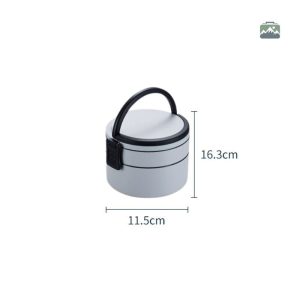 Bento gris pour repas équilibrés en déplacement