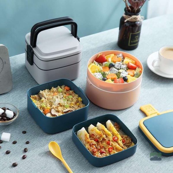 Lunch box design rond et pratique
