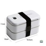 Lunch Box design blanc pour un transport facile de vos repas