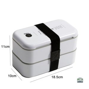 Lunch Box design blanc pour un transport facile de vos repas
