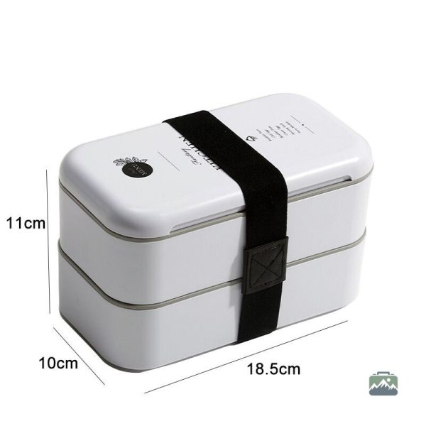 Lunch Box design blanc pour un transport facile de vos repas