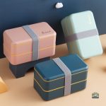 Lunch Box élégante en bleu nuit pour les pauses déjeuner