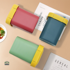 Lunch box colorée idéale pour les déplacements