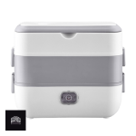 Lunch Box Chauffante Blanche Deux Etages